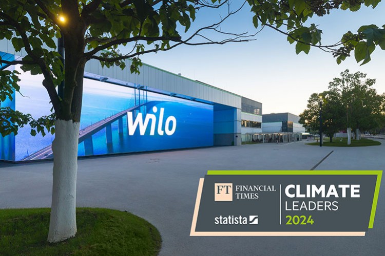 Wilo Grubu, Avrupa'nın iklim lideri seçildi