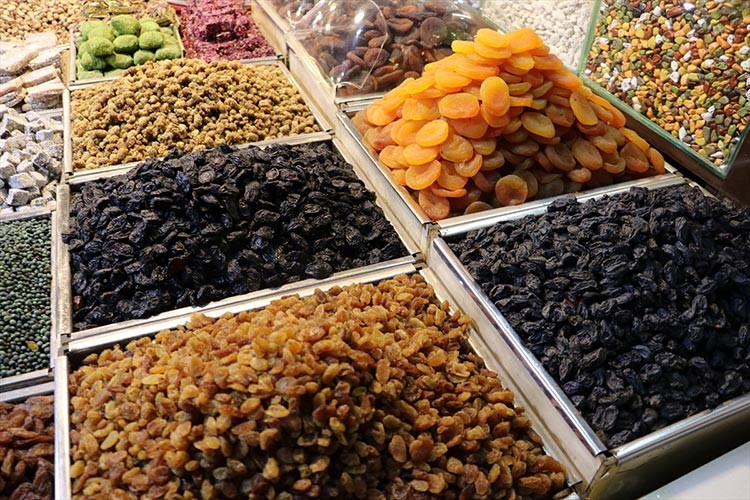 Kuru meyve ihracatından 755,9 milyon dolar gelir