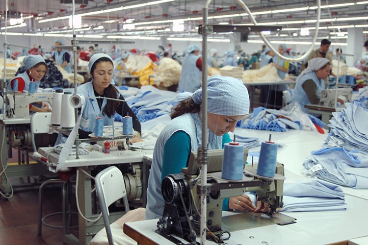 10 kadından biri tekstilde