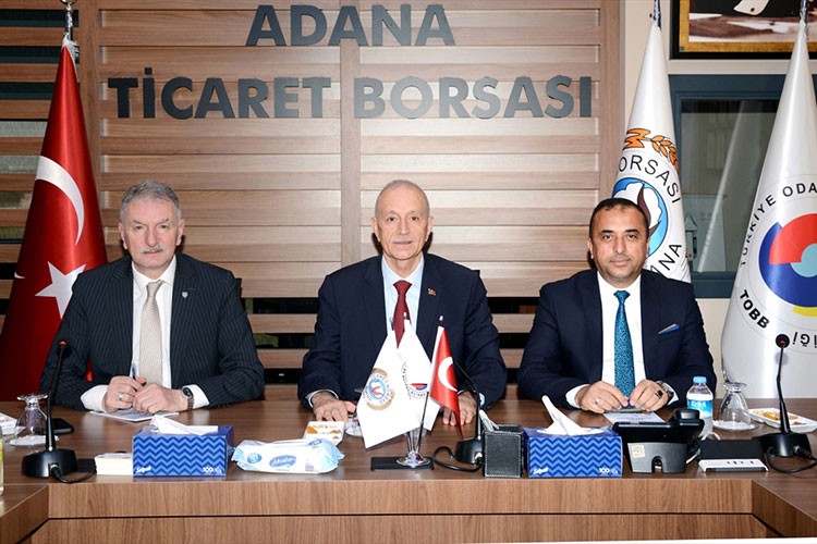 TMO Genel Müdürü Güldal'dan Adana Ticaret Borsasına ziyaret