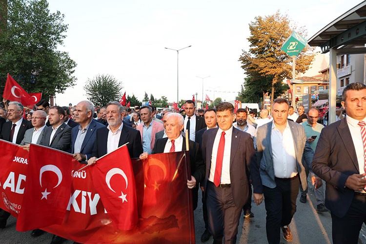 15 Temmuz, Bursa'da törenlerle anıldı