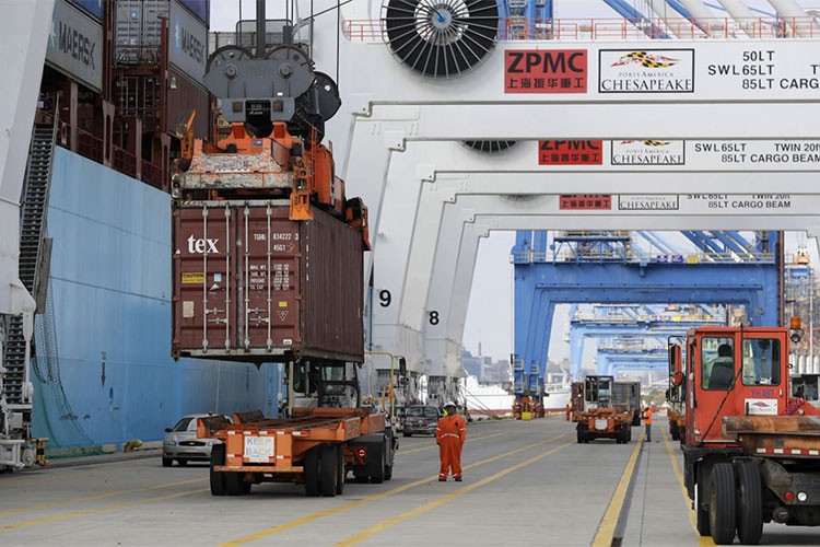 ABD'de mal ticareti açığı ekimde geriledi