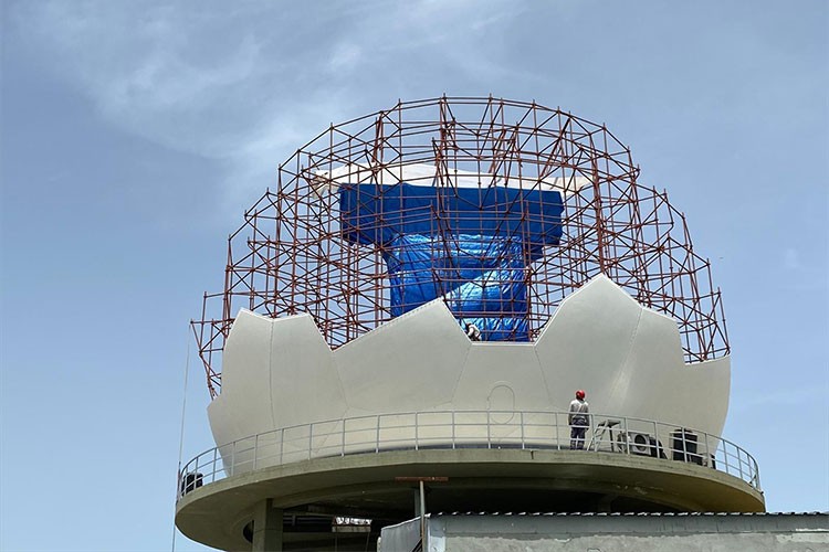 "Kartal yuvası" için ilk kez bu boyutta "radom" üretildi