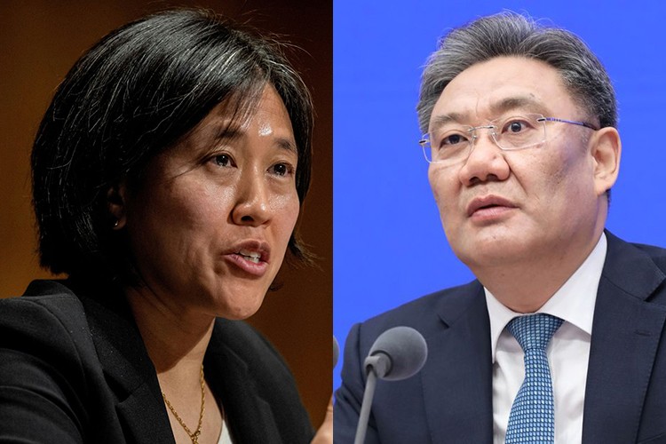 ABD Ticaret Temsilcisi Tai, Çin Ticaret Bakanı Vang ile görüştü