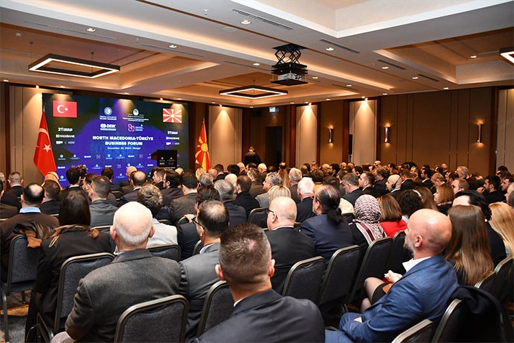 Üsküp'te Türkiye-Kuzey Makedonya İş Forumu düzenlendi