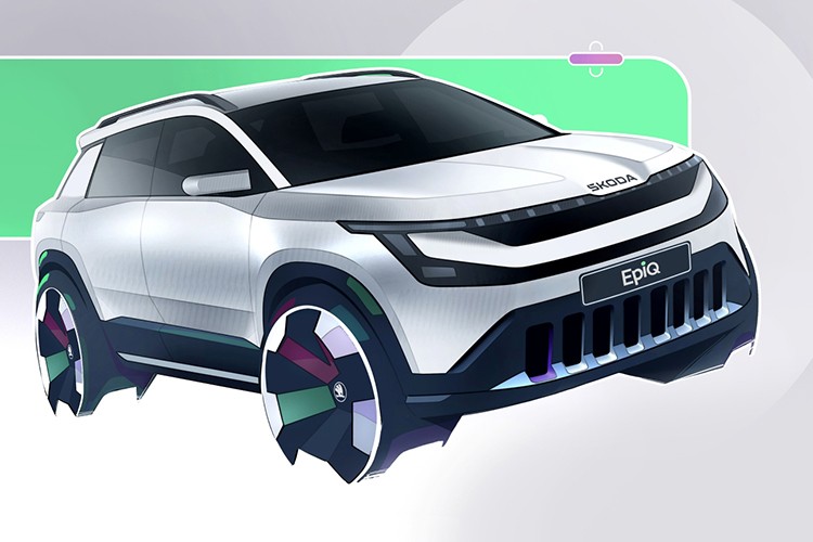 Škoda elektrikli Epiq'in kabininden ilk detayları paylaştı