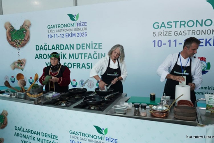 Rize'de "5. Rize Gastronomi Günleri" sürüyor