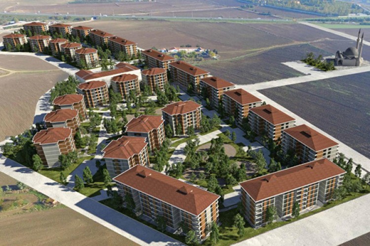 TOKİ'den Silivri'ye yatay mimarili konutlar
