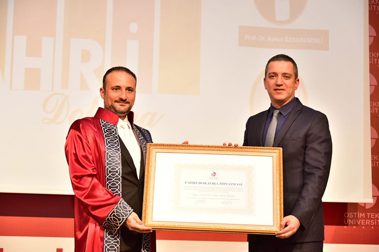 Prof. Dr. İrfan Suat Günsel'e fahri doktora unvanı