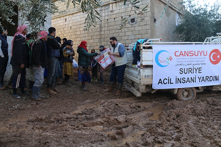 Cansuyu'ndan İdlib'e yardım