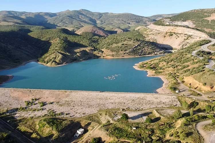 Isparta'da 28 yıl önce yapımına başlanan gölet tamamlandı