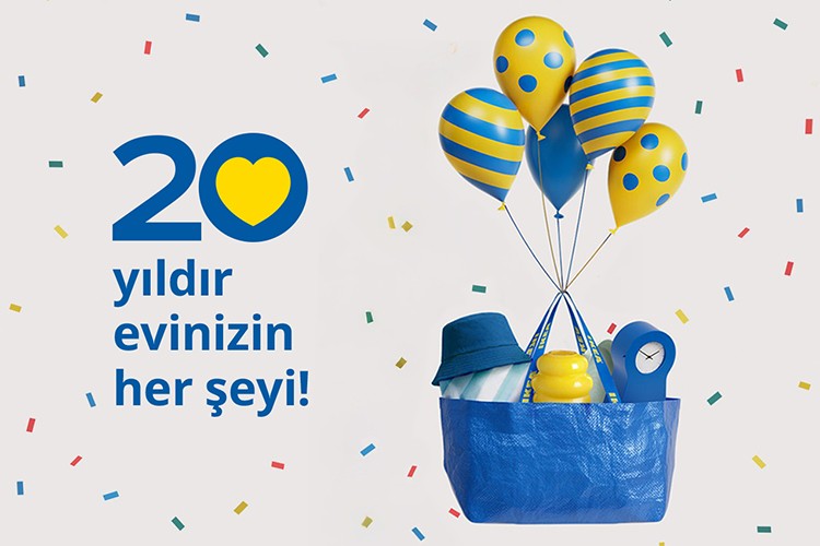 IKEA Türkiye 20. yılını sürprizlerle kutluyor