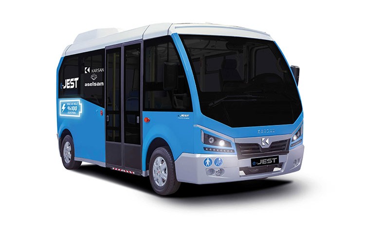 ASELSAN ve KARSAN'dan Yerli ve Milli Elektrikli Minibüs