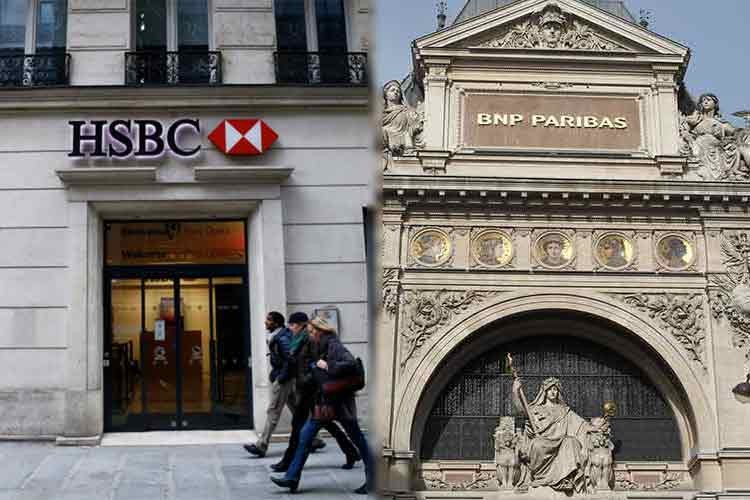 Paris'te 5 bankanın genel merkezinde arama