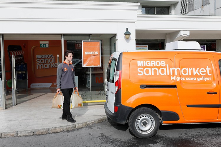 Migros'tan poşetsiz teslimat uygulaması