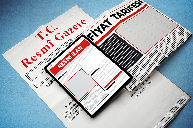 Resmî İlan Fiyat Tarifesi onaylandı