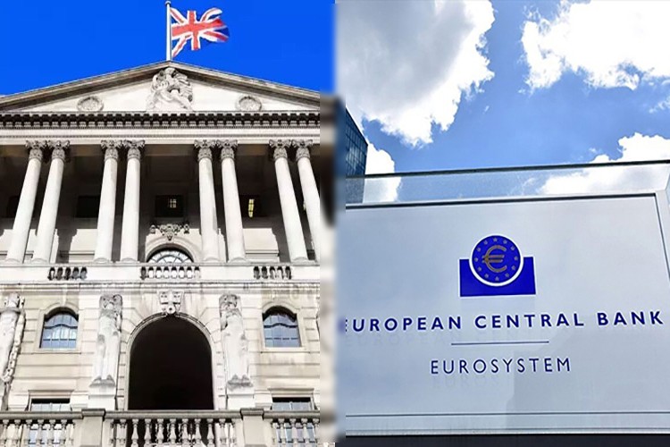 İngiltere ve Avrupa Merkez Bankaları faizi değiştirmedi