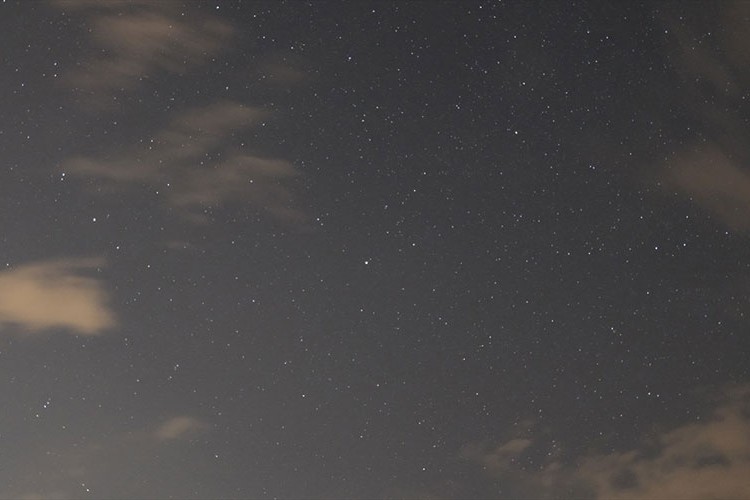 Meke Krater Gölü'nde Perseid meteor yağmuru