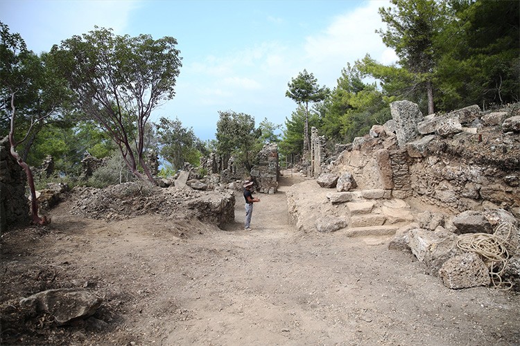 Syedra Antik Kenti "Gece Müzeciliği" için hazırlanıyor