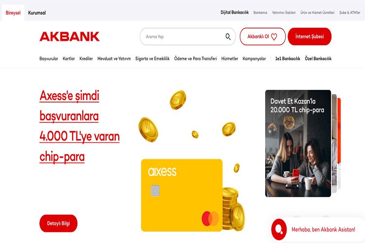 Akbank internet sitesini yeniledi