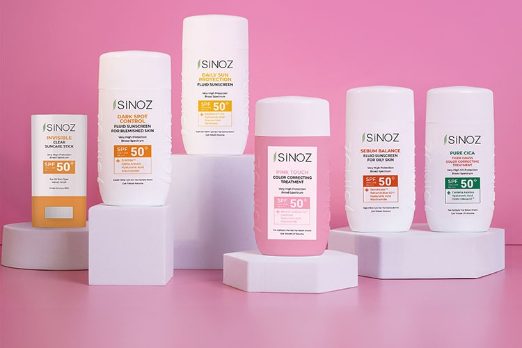 Sinoz güneş ürünleriyle yaz koruması