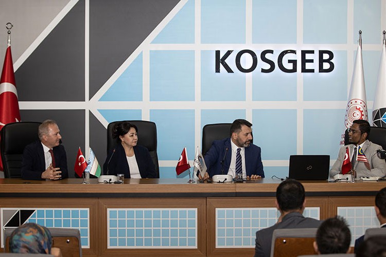Özbekistan ve Malezya heyetlerine KOSGEB destekleri anlatıldı