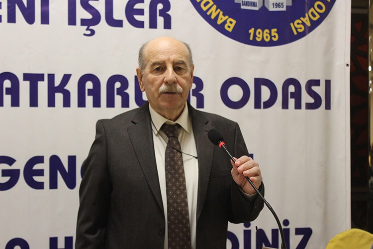 Bandırma Madeni İşler Odası Başkanı güven tazeledi