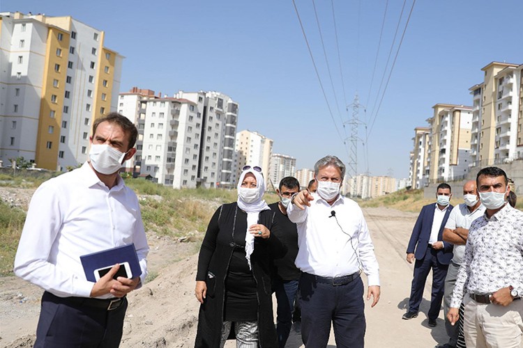 Esnaf TOKİ nefefs alan yeşil alanına kavuşuyor