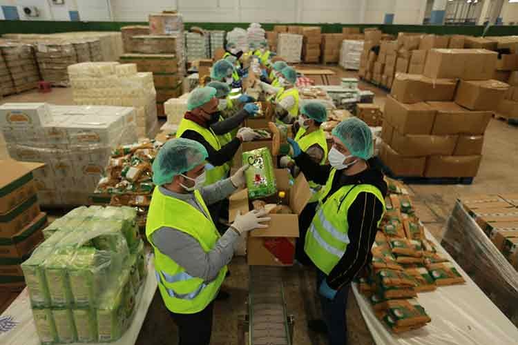 Ramazan ayı boyunca 400 bine yakın haneye destek