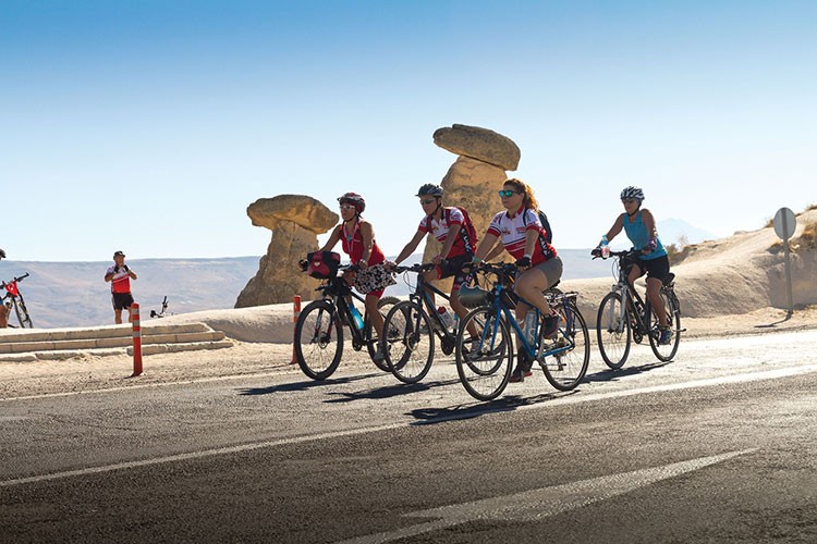 Kapadokya'da Bisiklet Festivali heyecanı