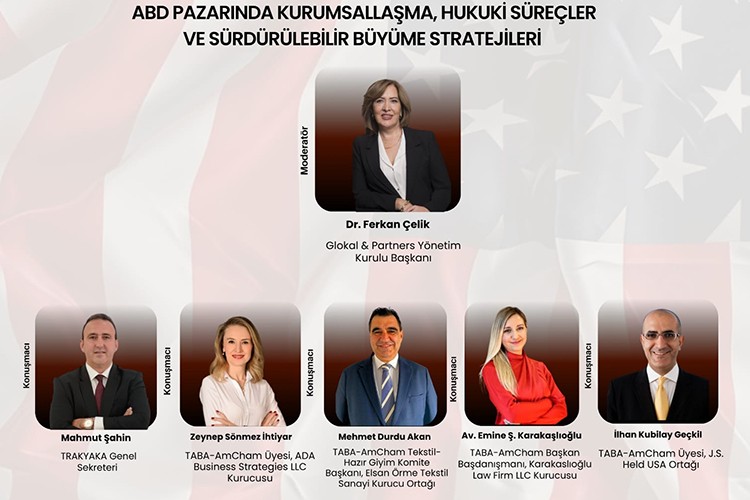 Türk iş dünyası ABD pazarı için Çorlu'da buluşacak