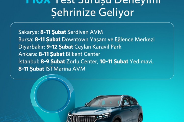 Togg T10X test günleri başladı
