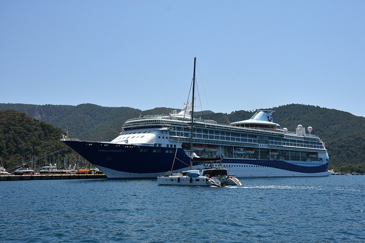 "Marella Discovery 2" Marmaris'e 1797 turist getirdi