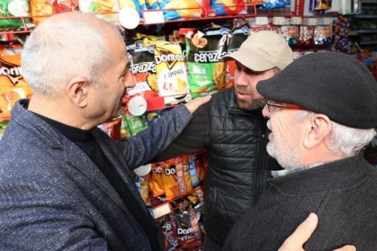 BAŞKAN ADAYI BÜYÜKGÖZ'DEN ESNAF ZİYARETLERİ