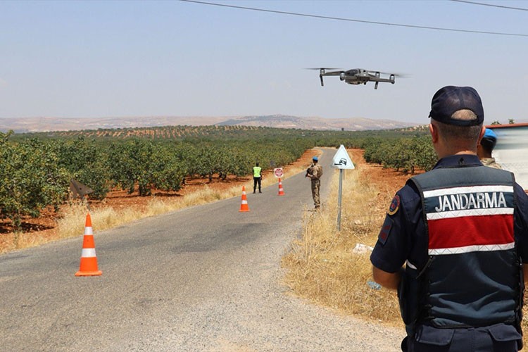 Gaziantep'te jandarma "Antep fıstığı" nöbetinde