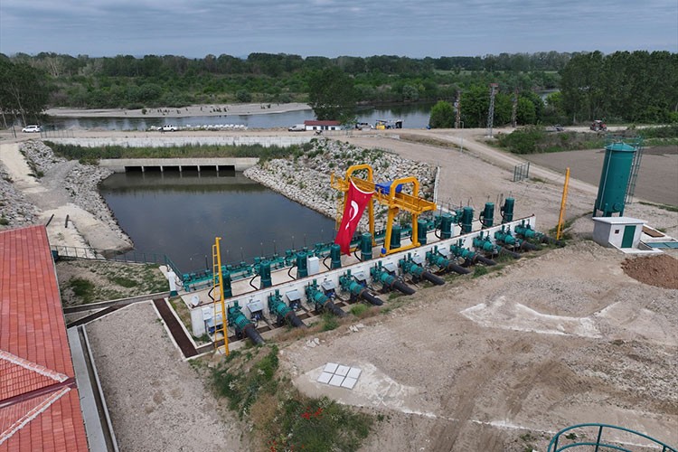 Edirne'de tarlalarda modern ve verimli sulamaya geçildi