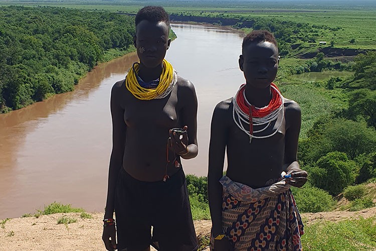 Afrika'da bir köy okulu