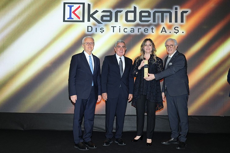 Kardemir Çelik ihracatta gücünü altın kategori ödülüyle tescilledi