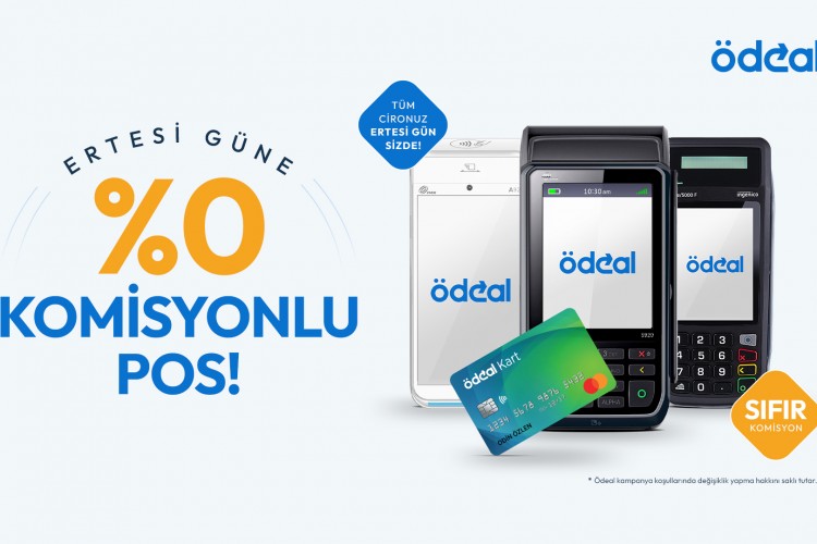 Ödeal'dan Esnafa Müjde: Ertesi Güne %0 Komisyonlu POS
