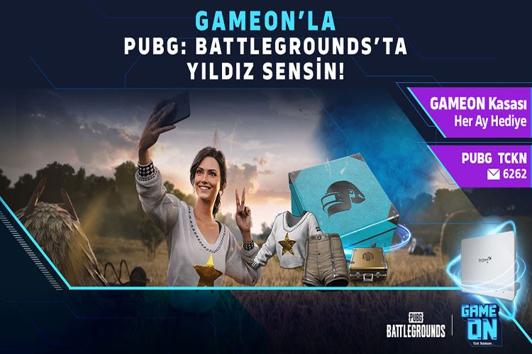 PUBG'de GAMEON Kasası her ay hediye