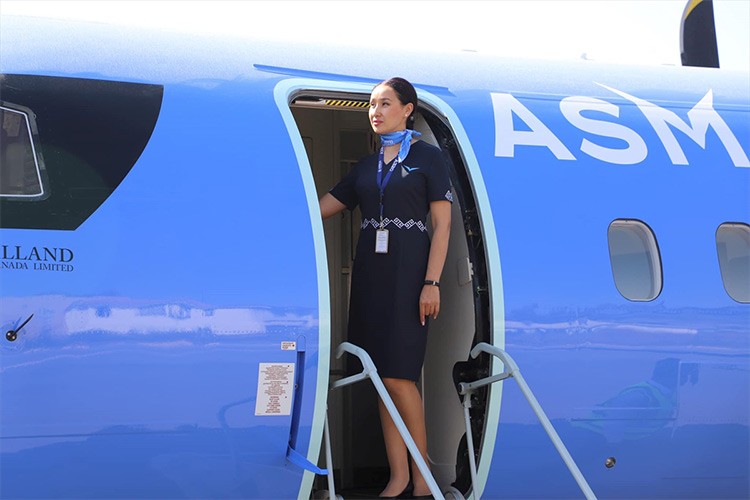 Kırgızistan'da Asman Airlines, iç hat seferlerine başladı