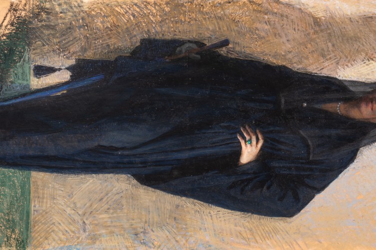 Mihri Hanım'ın "Otoportre"si Türkiye İş Bankası Resim Heykel Müzesinde