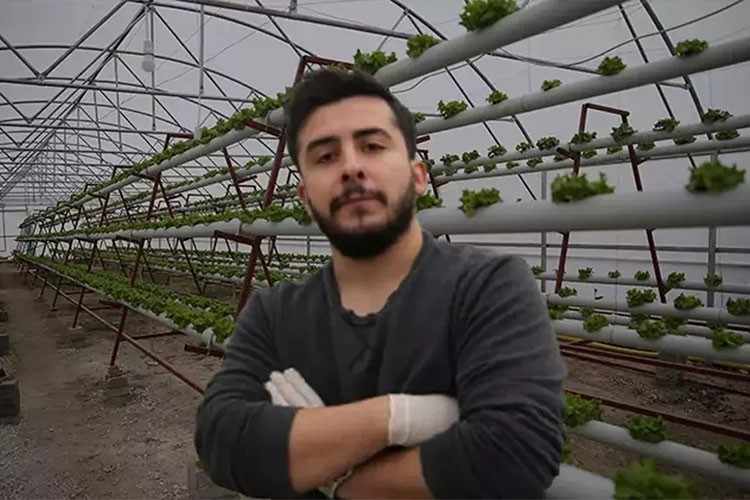 Edirneli girişimci 25 yaşında sera kurdu