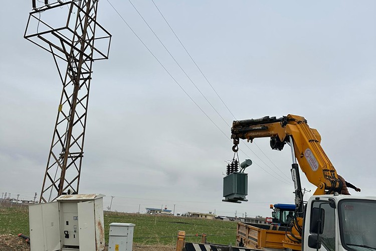 Şanlıurfa'da kaçak trafoya el konuldu