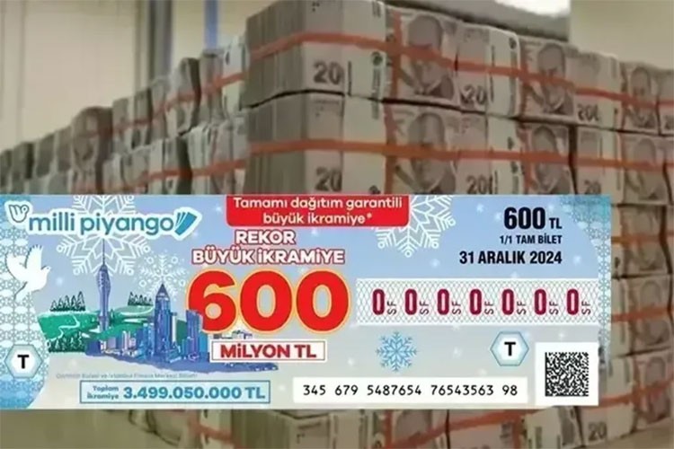 Milli Piyango'nun yılbaşı özel çekilişi