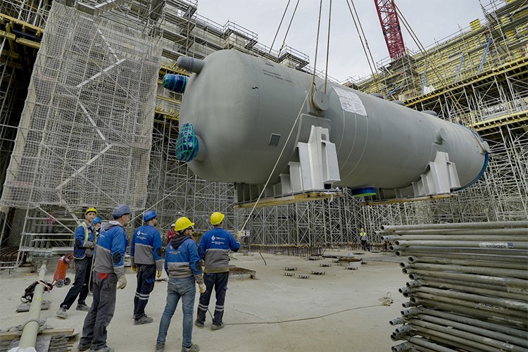 3. güç ünitesine besleme suyu depolama tankı taşındı