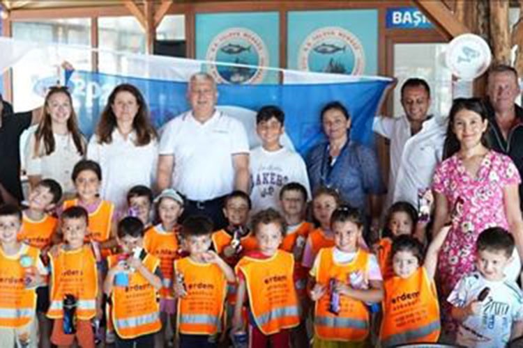 Temizlik robotu Smartium Clean denize indirildi