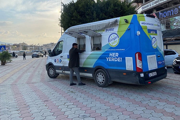 Hatay'da mobil şubelerimizle eksiksiz hizmet sağlıyoruz