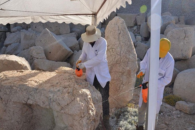 Nemrut heykelleri Nano teknolojiyle güçleniyor