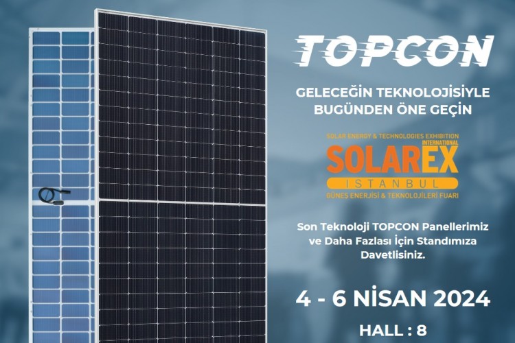 HT Solar, TOPCON teknolojisine sahip güneş panellerini ilk kez SolarEX İstanbul'da sergileyecek